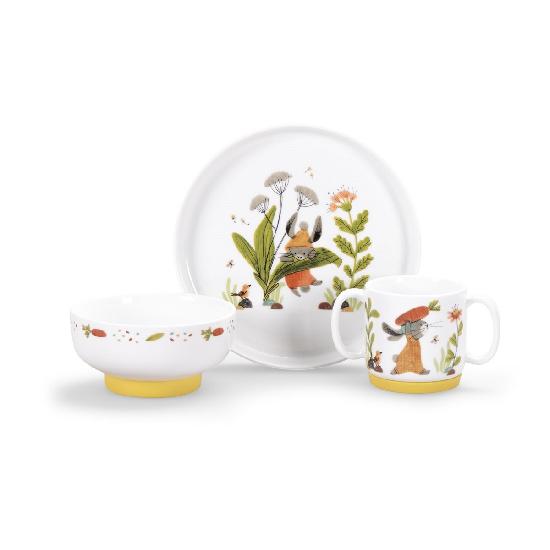 Trois Petits Lapins - Porcelain Dish Set
