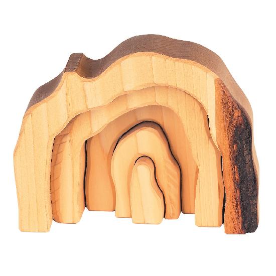 Gluckskafer - Grotto Set Natural With Bark (5 pcs) WHILE QTY LAST