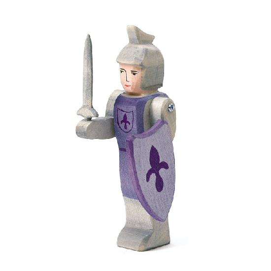 People - Knight Standing Blue With Sword
