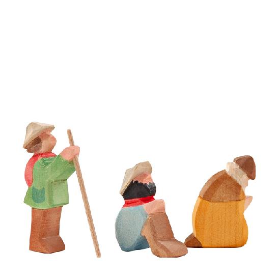 Set - Small Nativity Shepherds (3 pcs)
