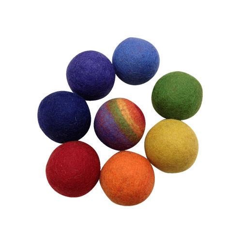 Rainbow - Balls 7cm 8 pcs