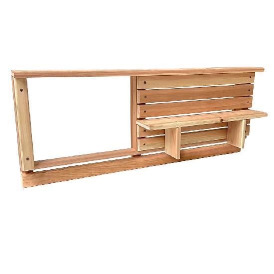 Cedar Shelf for Kitchen