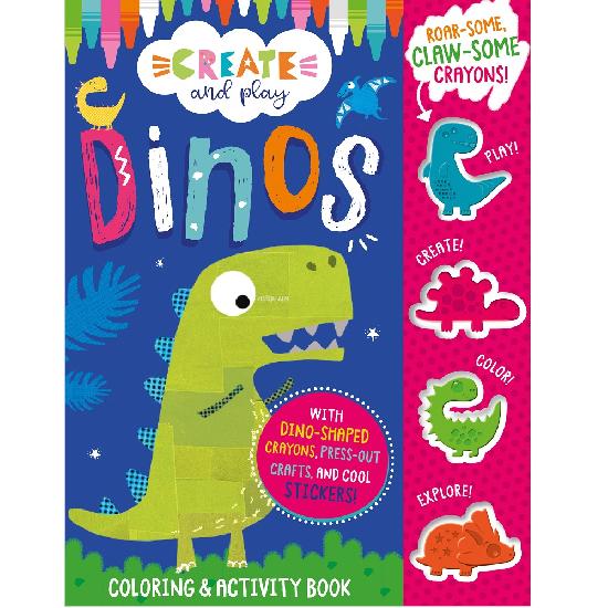 Create and Play Dinos Activity Book