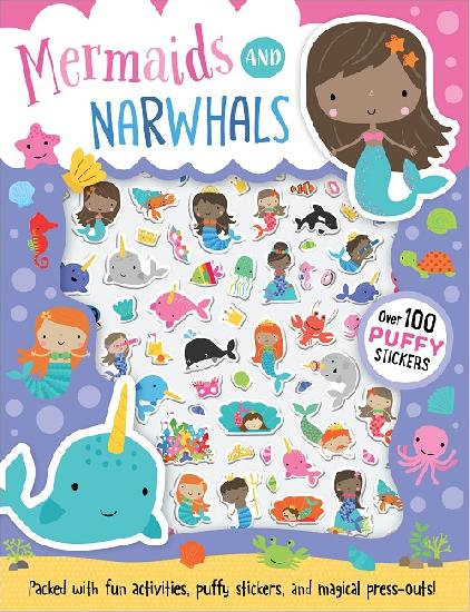 Mermaids and Narwhals - PB w/Puffy Stickers