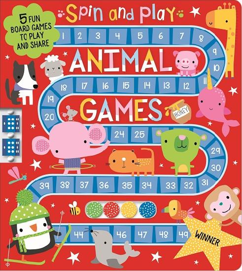 Spin and Play Animal Games HC 
