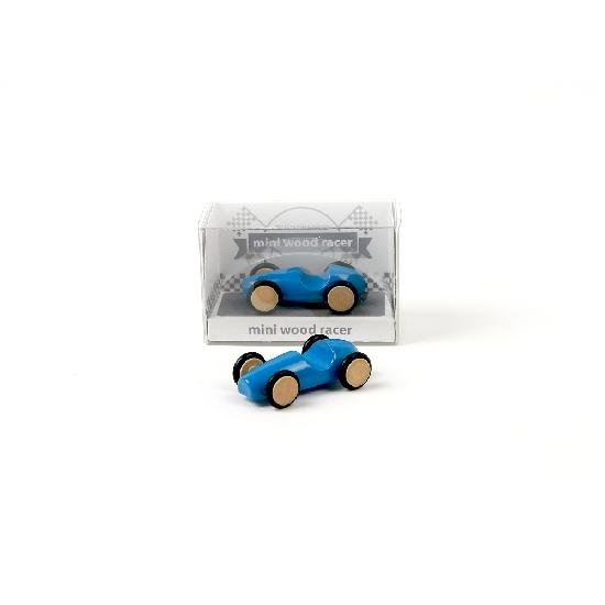 Vehicle - Mini Wood Racer BLUE Refill set of 5