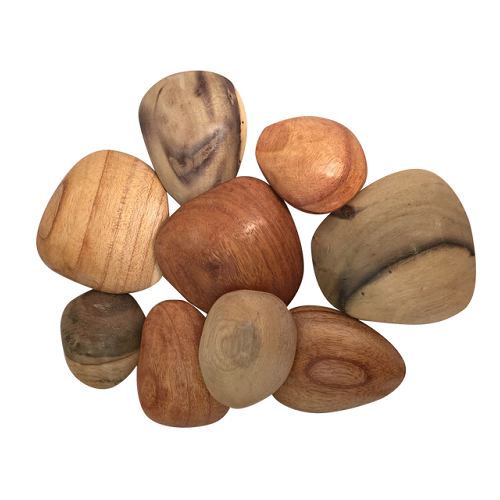 Loose Parts - Wooden Pebbles 9pcs