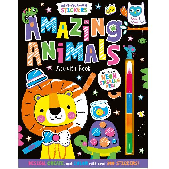 Amazing Animals Make-Your-Own StickersActivity Book